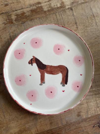 Bord met paard