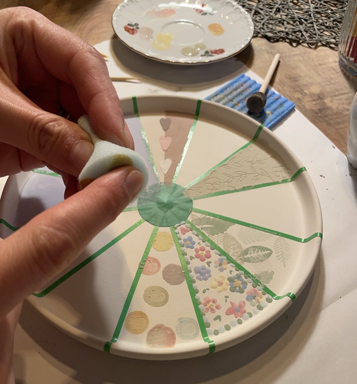 Workshop keramiek schilderen van bovenaf